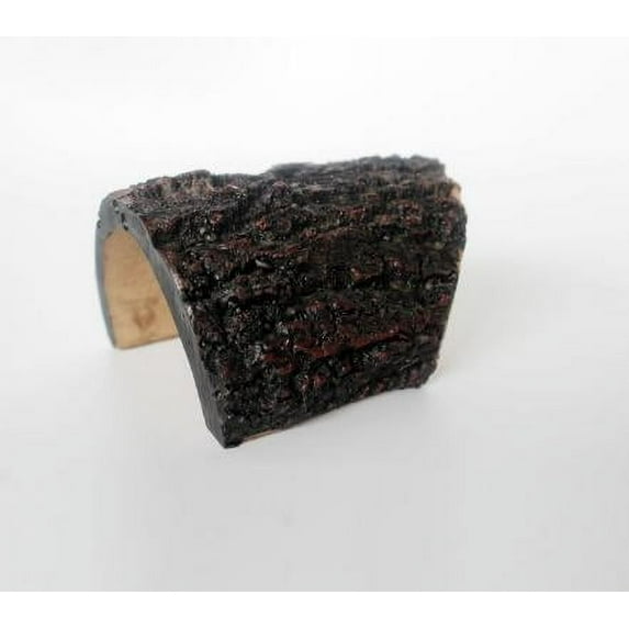 MRLESS Large Reptile Hide Cave For Gecko Bearded Dragon And Snake Reptile Cave For Aquarium And Terrarium Realistic Resin Tree Trunk Decoration