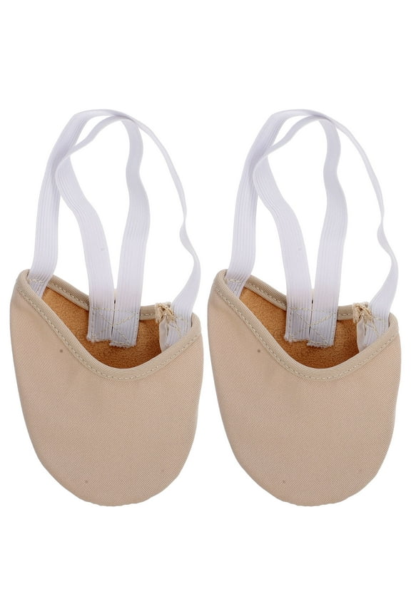 Low Cut Socks 1pc Ballet Half Toe Sole Canvas Shoes for Dancers - Size S