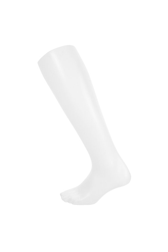 Female Mannequin Foot Model for Sock, Stocking, Ankle Bracelet, Jewelry Display Stand - Athletic Short Sock Left Foot for Home & Shop