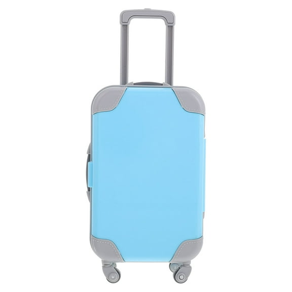 MRLESS Miniature Luggage for Doll House Mini Suitcase Suitcase for Playing House Mini Luggage Box 18-inch Doll Dressing Accessory