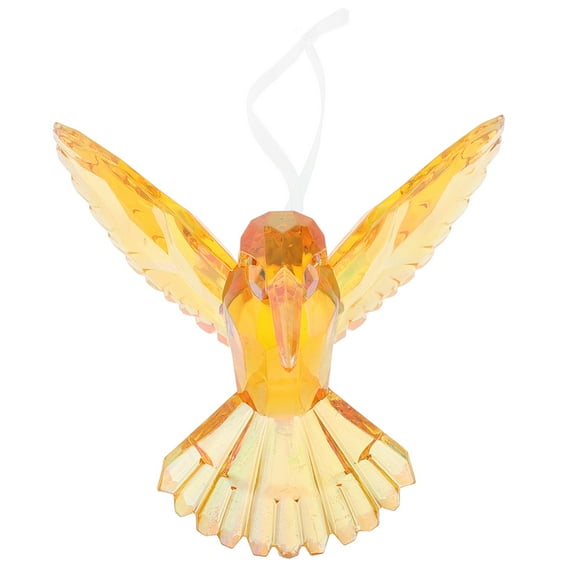 MRLESS Modern Acrylic Hummingbird Pendant Decorative Bird Ornament Hanging Decor Acrylic Tree and Bird Pendant