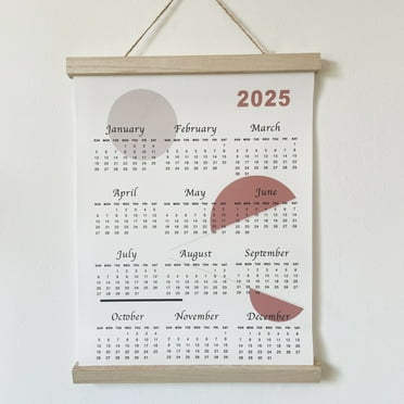 MRLESS Monthly Wall Planner Cloth 2025 Wall Calendar Hanging Calendar 2025 Vertical Calendar Hanging Wall Calendar for Home Office Supplies
