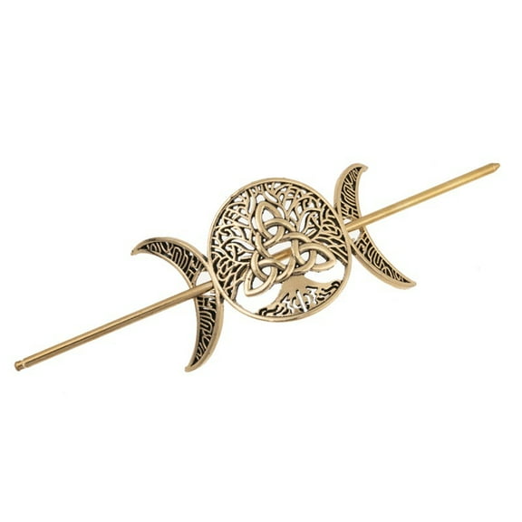 MRLESS Moon Hair Pin Alloy Hair Stick For Women Chinese Hanfu Accessories Metal Hair Clip Decorative Hairpin Crescent Hairpin Hair Jewelry For Women