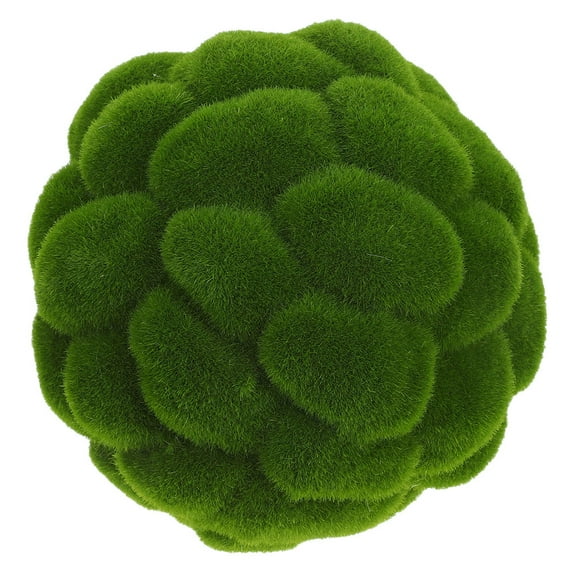 MRLESS Moss Spheres For Decoration Fake Moss Green Balls Artificial Moss Rocks Simulated Greenery Balls Decorative Faux Moss Covered Topiary Ball For Garden Wedding Party Decoration 10cm