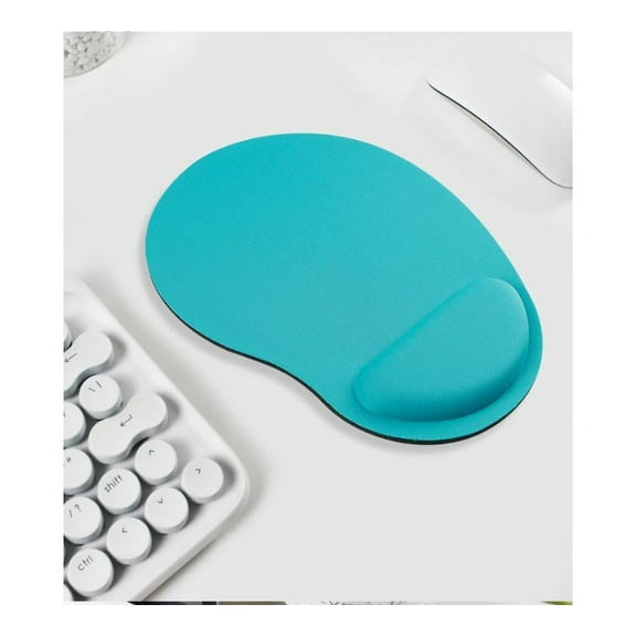 Ergonomic Mouse Pad with Gel Wrist Support for Office and Gaming Non Slip Base 1 Piece Comfortable Wrist Cushion for Desktop and Laptop Use