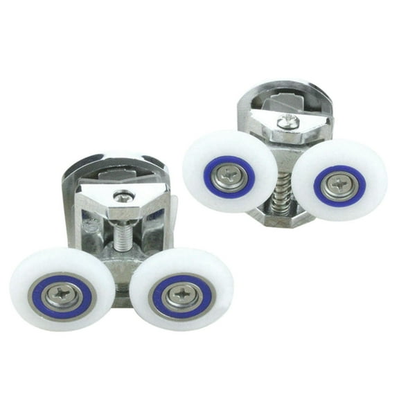 MRLESS Pair of 25mm Replacement Sliding Shower Door Bottom Rollers Runner Wheels