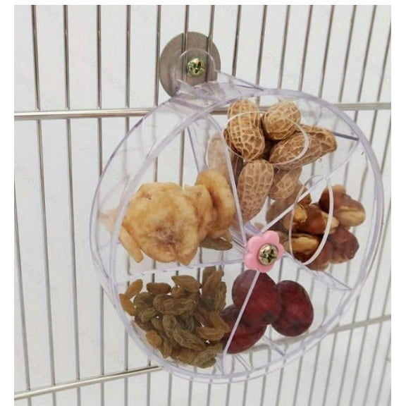 MRLESS Parrot Foraging Toy Bird Chewing Toy Multi-Grid Foraging Box Interactive Bird Cage Accessories For Parakeets Cockatiels And Small Birds