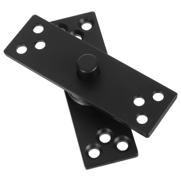 MRLESS 360° Pivot Rotating Door Hinge, Heavy Duty Stainless Steel Concealed Shaft Hinge, Black Hidden Door Hardware