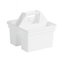 thumbnail image 1 of MRLESS White Plastic Organizer with Handle for Office Supplies, Desk, Craft Storage, Multipurpose Desktop Holder for Pens, Pencils, Markers, 1 of 6