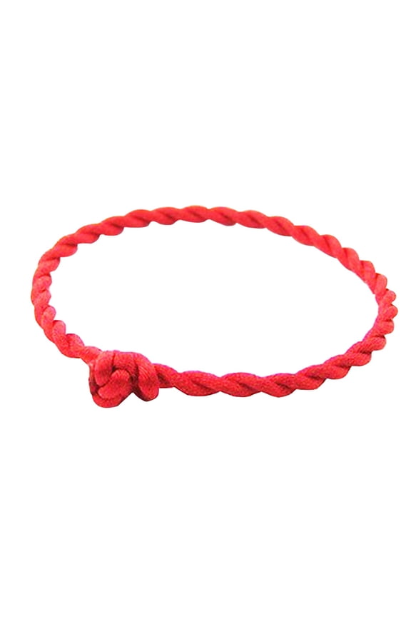 Red Rope String Bracelet for Couples, Adjustable Wealth and Health Jewelry
