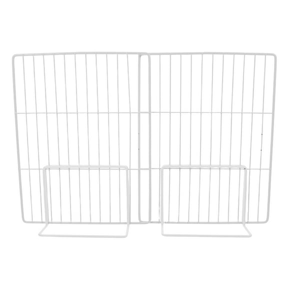 MRLESS Metal Refrigerator Partition Freezer Separator Fridge Shelf Organizer for Kitchen Storage and Fridge Organization