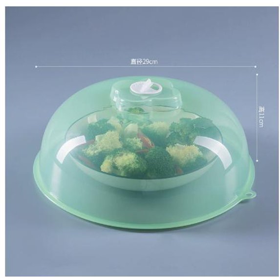 MRLESS Reusable Microwave Food Cover Transparent Microwave Splatter Guard High-Temperature Resistant Food Cover for Microwave Kitchen Essential