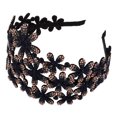 thumbnail image 1 of MRLESS Rhinestone Inlaid Wide Headband Elegant Sparking Flower Headband Anti-Slip Bridal Hair Clasp Fashion Headband for Women, 1 of 8