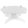 thumbnail image 1 of MRLESS Round Cardboard Cupcake Stand Cake Dessert Holder Cake Serving Tray For Birthday Baby Shower Party Wedding New Year Decoration Silver, 1 of 8