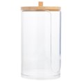thumbnail image 1 of MRLESS Round Toothbrush Mug with Bamboo Lid, Storage Holder and Organizer Container for Bathroom, 1 of 7