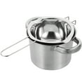 2Pcs 600ml/20oz Stainless Steel Double Boiler Pot With 2 Metal Spoon