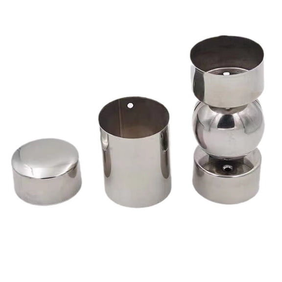 MRLESS Stainless Steel Handrail Connector, Stair Railing Angle Elbow Fitting, Indoor Outdoor Hand Rail Connectors