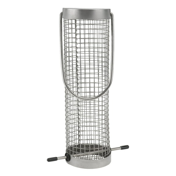 MRLESS Stainless Steel Hanging Bird Feeder for Garden Decoration