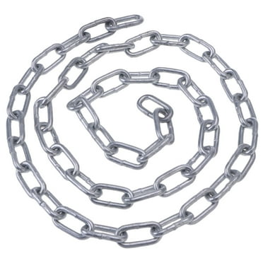 MRLESS Stainless Steel Heavy Duty Coil Chain 1M 3MM Zinc Plated Black Utility Chain