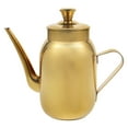 thumbnail image 1 of MRLESS Stainless Steel Oil Storage Pot Kitchen Grease Jug Dispensing Bottle Sauce Cruet, 1 of 6