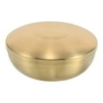 thumbnail image 1 of MRLESS Stainless Steel Rice Bowl With Lid For Korean Kitchen Restaurant Metal Bowls Multi Purpose Insulated Soup Bowls Snacks Bowls, 1 of 8