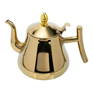 MRLESS Stainless Steel Tea Kettle with Infuser and Whistling Spout - 1L Capacity