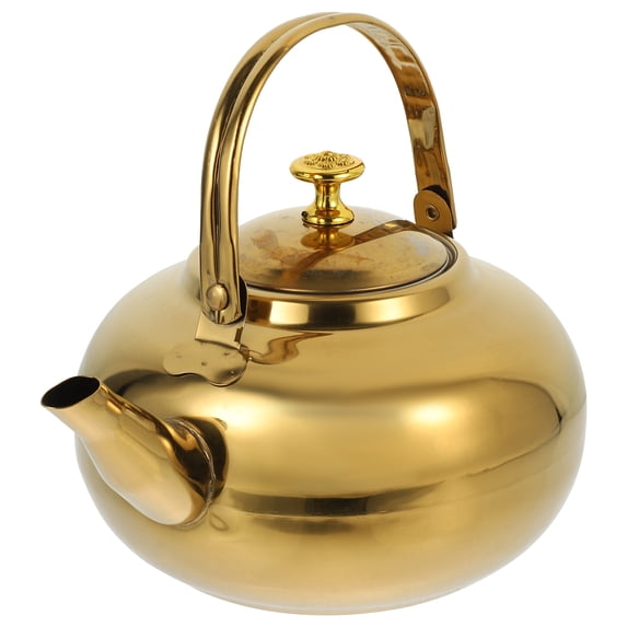 MRLESS Stainless Steel Whistling Tea Kettle with Detachable Infuser - Portable Travel Tea Pot for Home, Camping, and Outdoor Use