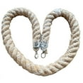 thumbnail image 1 of WEUVEB Durable Brown Hemp Stanchion Rope for Hanging and Crowd Management, 1 of 6