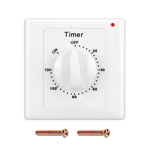 MRLESS Timer Switch for Lights Indoor Light Timer Mechanical Electric Timer Switch Countdown Timer Wall Timer Switch Light Timer Switch Electrical Outlet Timer