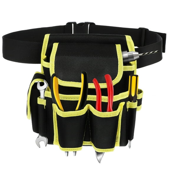 MRLESS Electrician Tool Belt Pouch - Durable Tool Bag Organizer for Electrical Tools and Accessories Storage