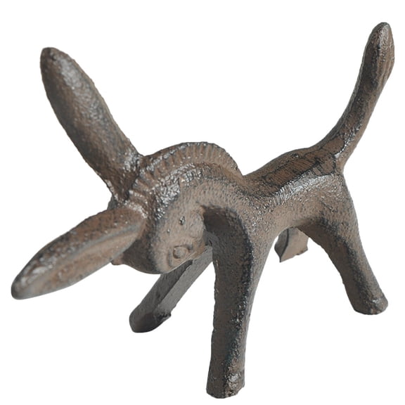 MRLESS Vintage Donkey Iron Figurine Statue for Home Decoration and Collectible Animal Art Piece