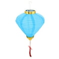 thumbnail image 1 of MRLESS Vintage Oval Hanging Lantern for Outdoor Decoration, Traditional Cloth Lantern Ideal for Spring Festival and New Year Celebrations, 1 of 9
