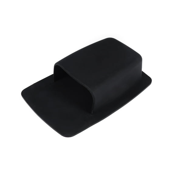 MRLESS Black Wall-Mounted Silicone Bathroom Organizer Box for Efficient Storage and Easy Access