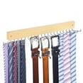 thumbnail image 1 of MRLESS Wall Mounted Tie Rack Tie Belt Hanger Scarf Hanger With Hooks Tie And Belt Organizer Wall Hanging Hook Multifunctional Hanger, 1 of 6