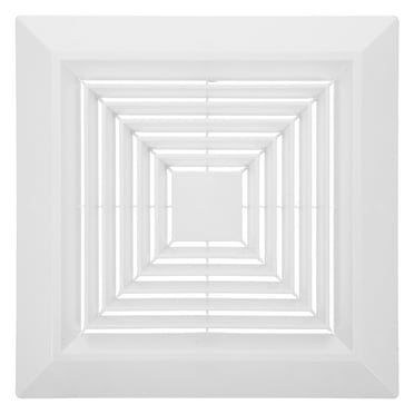 MRLESS White Cover Bathroom Exhaust Fan Cover For Ceiling Vent Cover Replacement Bathroom Fan Vent Cover Air Vent Fan Decorative Air Return Vent Cover