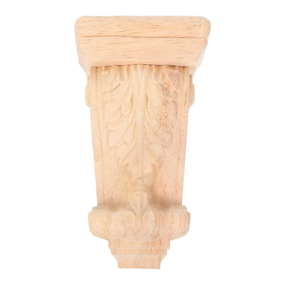 MRLESS Decorative Wood Corbels, Carved Farmhouse Style Shelf Brackets for Cabinets, Doors, Furniture, and Restaurant Decor