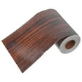 thumbnail image 1 of MRLESS Wood Grain Wallpaper Border Peel and Stick PVC Wall Decor Sticker for Bathroom Mirror Frame Brown, 1 of 8