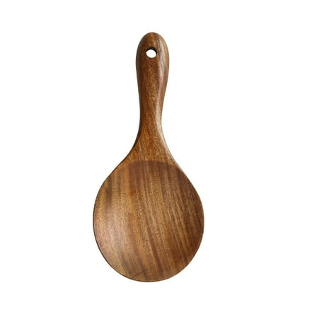 MRLESS Wooden Rice Scoop Serving Spoon Kitchen Utensil Paddle Spatula