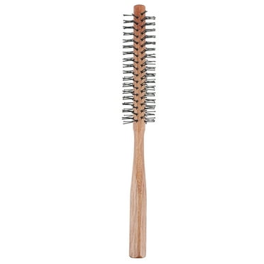 MRLESS Wooden Round Styling Hair Brush for Blow Drying and Curling