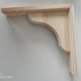 thumbnail image 1 of MRLESS Wooden Triangular Wall Bracket Triangle Shelf Bracket Decorative Shelf Brackets For Wall Shelf Support Wood Shelf Bracket Floating Shelf Bracket, 1 of 6