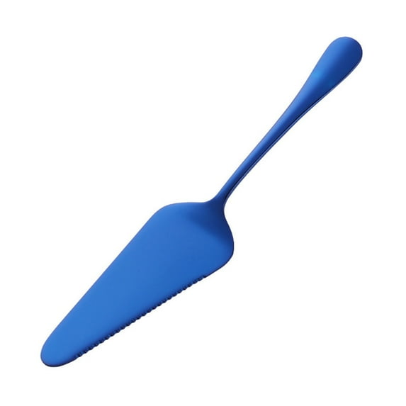 MRLESS Blue Gold Cake Server Cutter Spatula Stainless Steel for Desserts