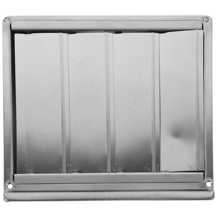 WEUVEB Stainless Steel Dryer Vent Cover Outdoor Louvered Vent Cap for Home Use
