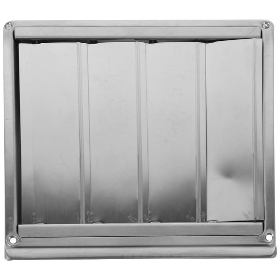 WEUVEB Stainless Steel Dryer Vent Cover Outdoor Louvered Vent Cap for Home Use