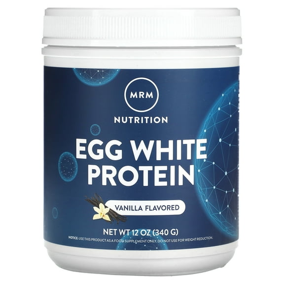 MRM All Natural Egg White Protein, French Vanilla, 12 Ounce