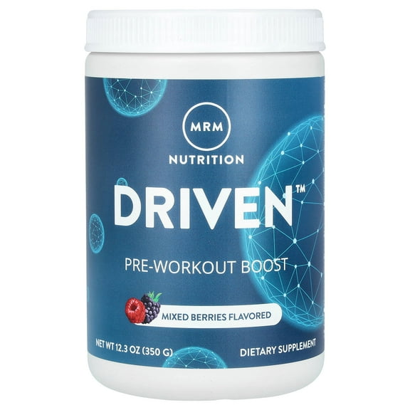 MRM Driven, Pre Workout Powder, Mixed Berries, 29 Servings