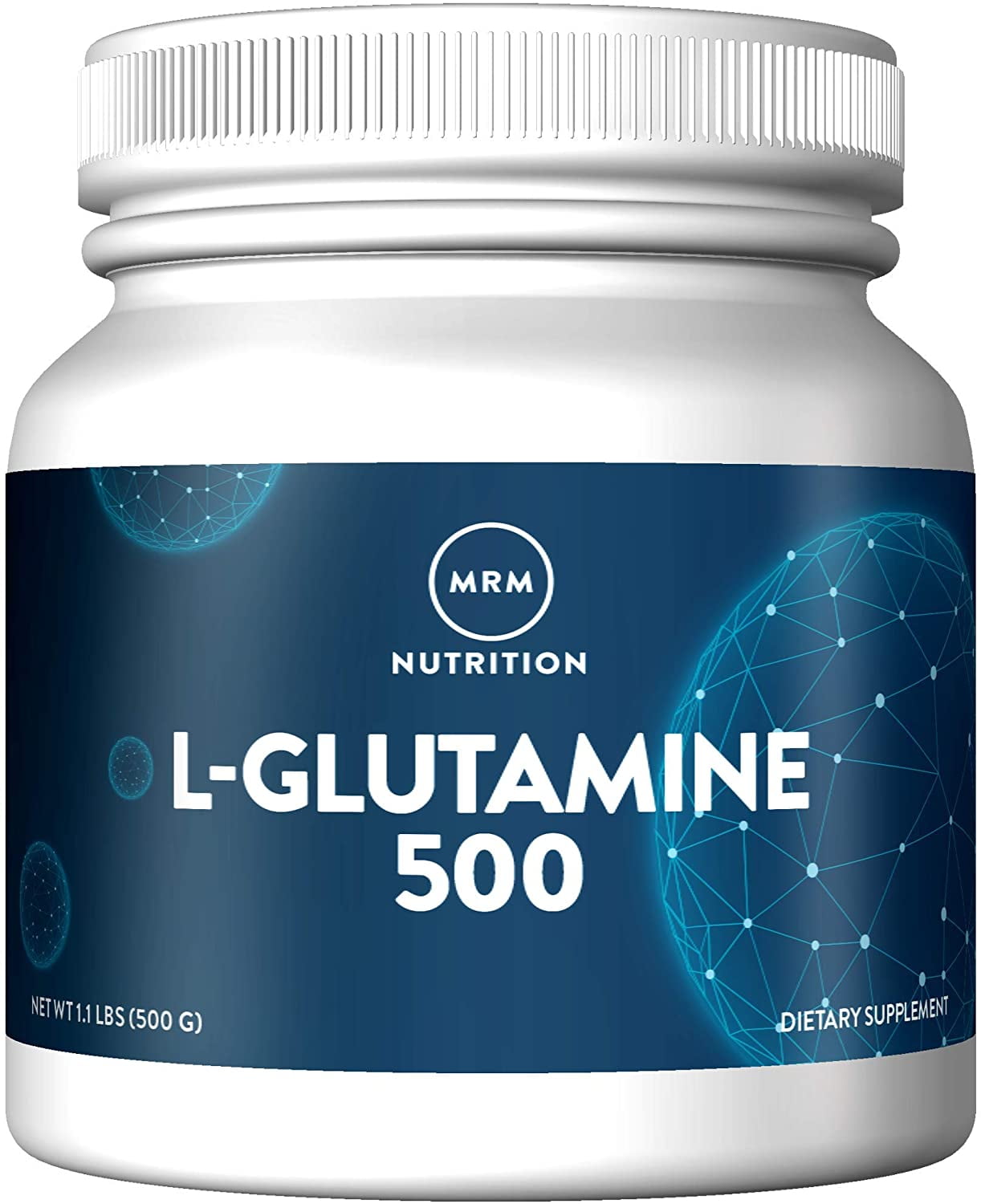 MRM LGlutamine 500 Protein Powder, 17.6 Oz