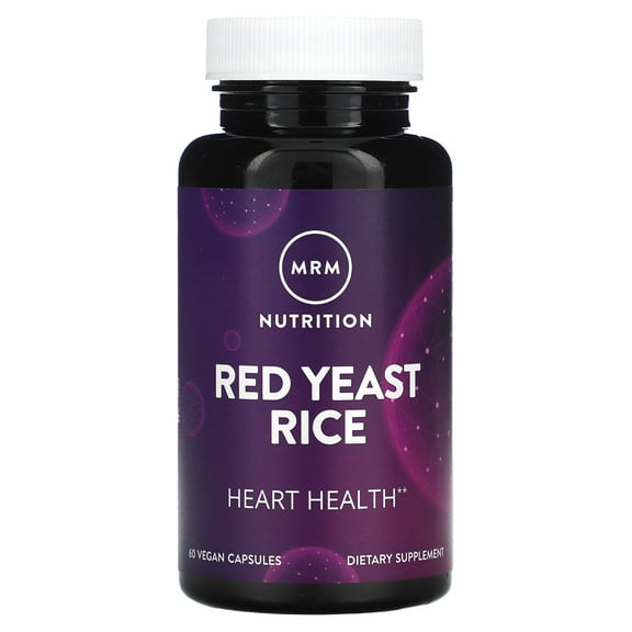 MRM Nutrition Red Yeast Rice, 1,200 mg, 60 Vegan Capsules (600 mg per Capsule)