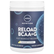 MRM Nutrition Reload BCAA+G, Post-Workout Recovery, Lemonade, 29.6 oz (840 g)