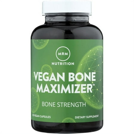 MRM - Vegan Bone Maximizer with Organic Calcified Algae - 120 Vegan Capsules