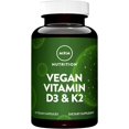 MRM Nuturition Vegan Vitamin D3 & K2 Bone + Immune Health Made from